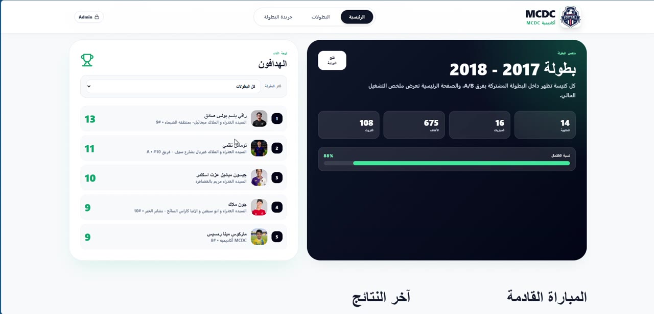 MCDC Academy Platform